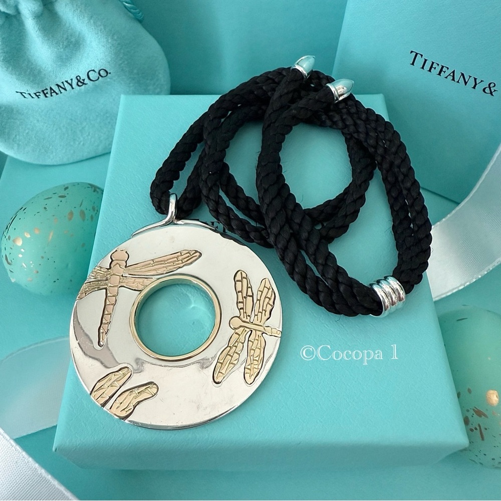 🤍 Tiffany & Co. ✨ RARE and VINTAGE Dragonfly Pendant 🤍